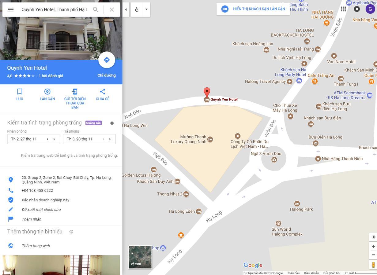 Quynh Yen Hotel Ha Long Eksteriør bilde